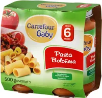 Tarrito pasta boloñesa