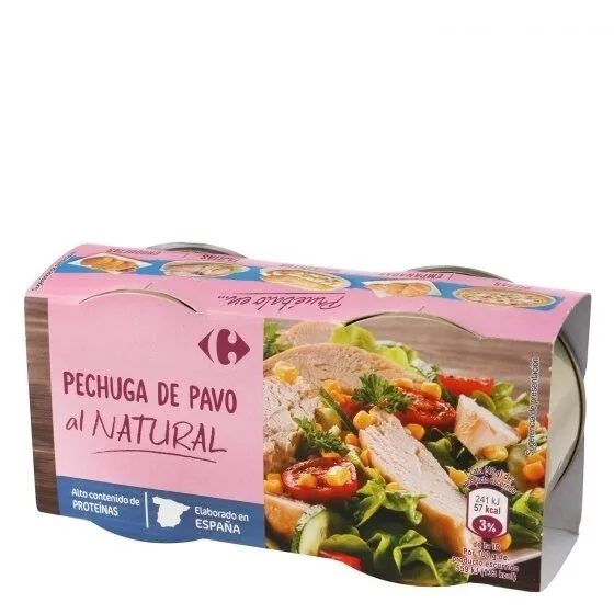 Pechuga pavo al natural