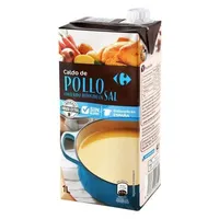 Caldo de pollo bajo en sal