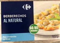 Berberechos al natural