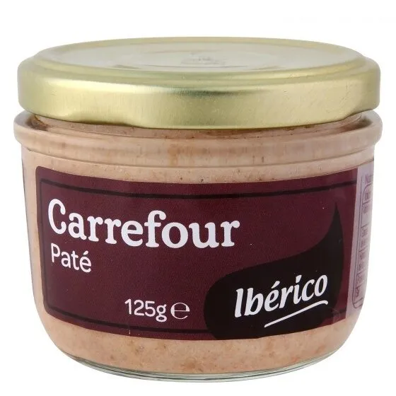 Paté iberico carrefour vidrio