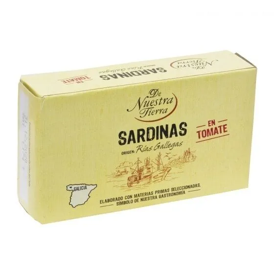 Sardinas de las rías gallegas en tomate