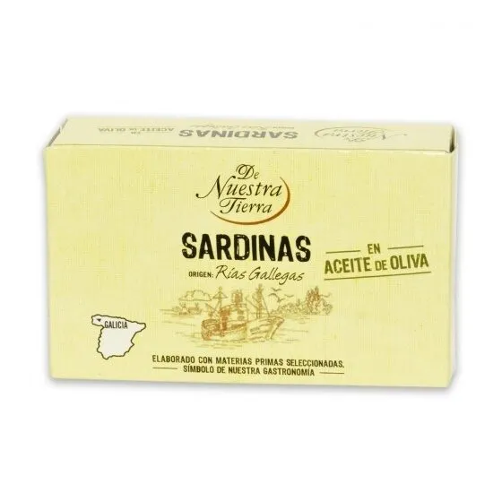 Sardinas rías gallegas en aceite de oliva