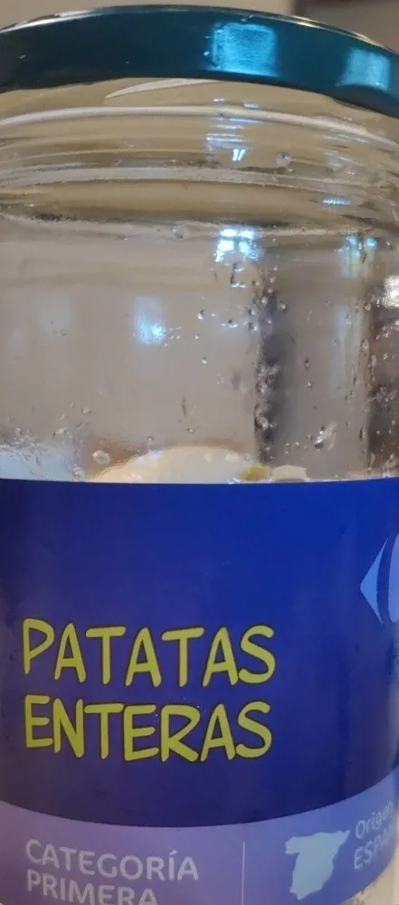 Patatas enteras