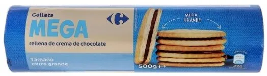 Galleta mega rellena chocolate