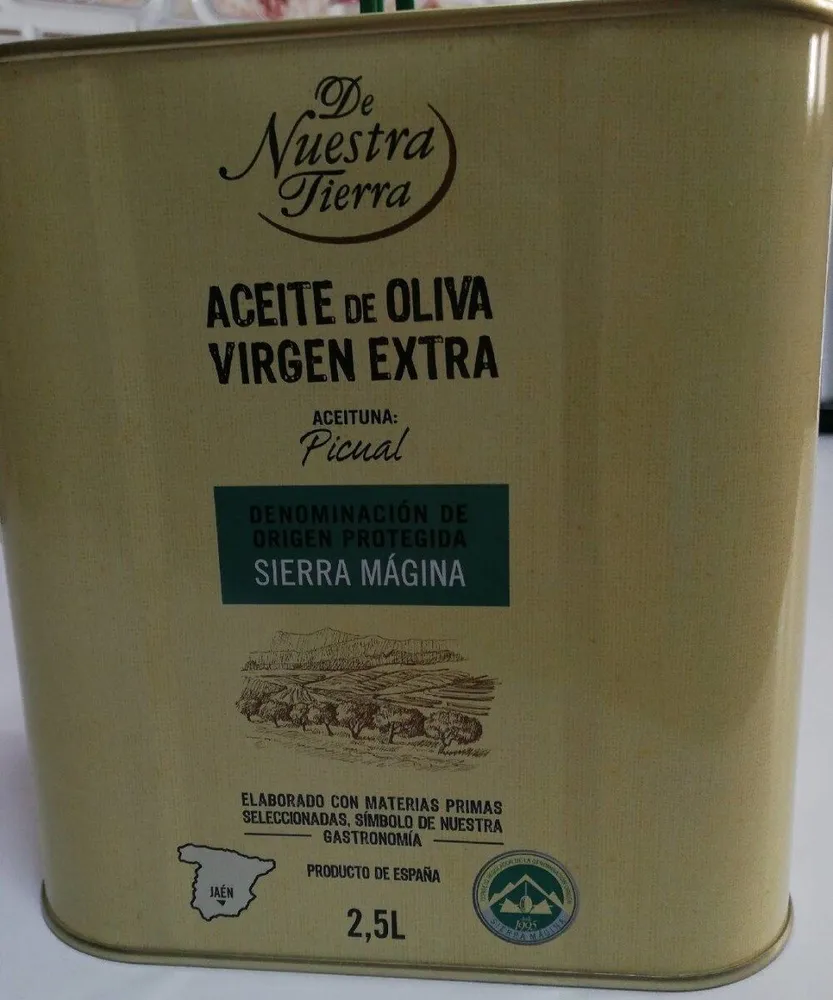 De nuestra Tierra Aceite de Oliva Virgen Extra