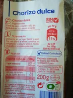 Chorizo dulce