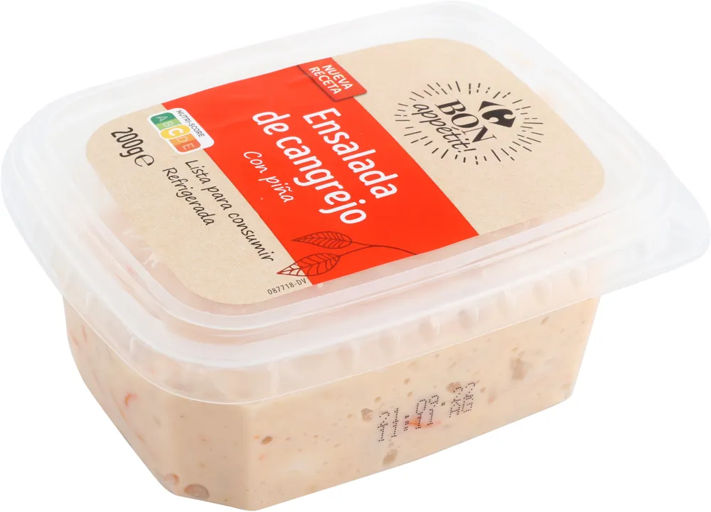 ensalada cangrejo Carrefour