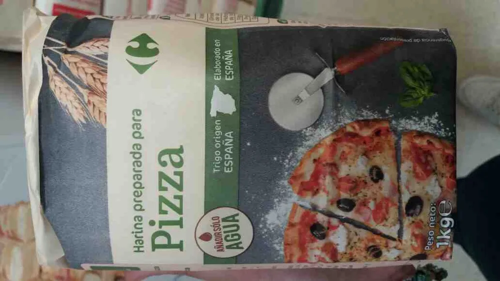 Harina preparada para pizza