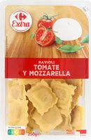 Ravioli de tomate y mozzarella