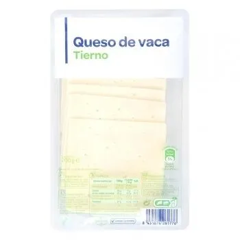 Queso tierno en lonchas