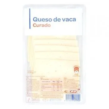Queso curado en lonchas
