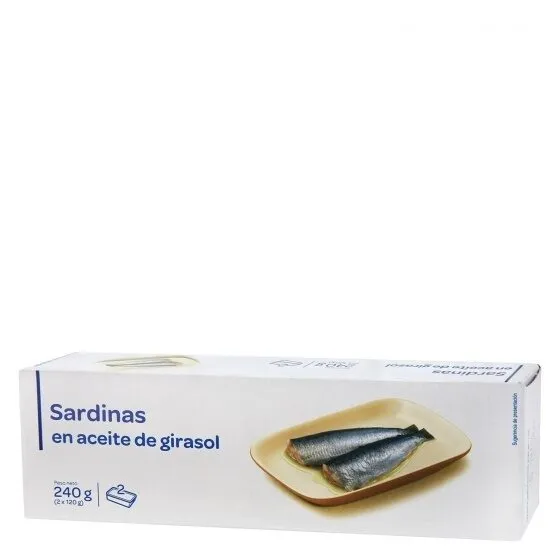 Sardina aceite girasol rr-125