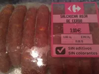 Salchicha roja de cerdo