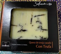 Queso de oveja curado con trufa