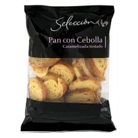 Pan tostado c/cebolla caramelizada