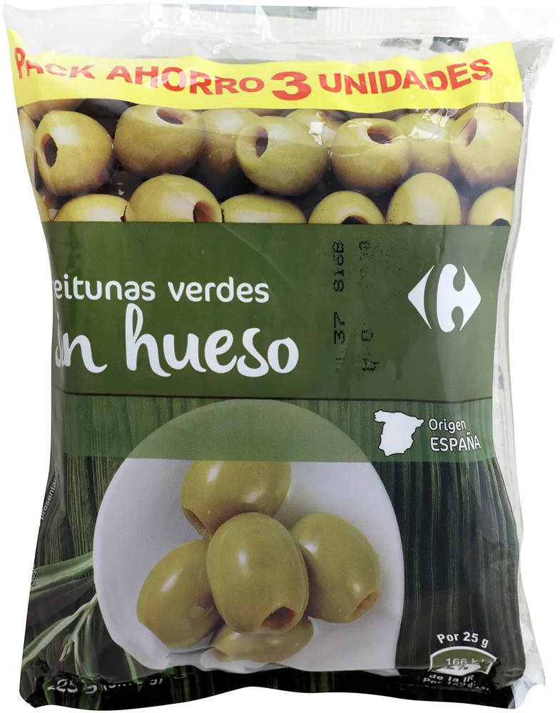 Aceituna manzanilla sin hueso