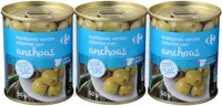 Aceituna manzanilla rellena anchoa bajo