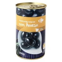 Aceitunas negras con hueso