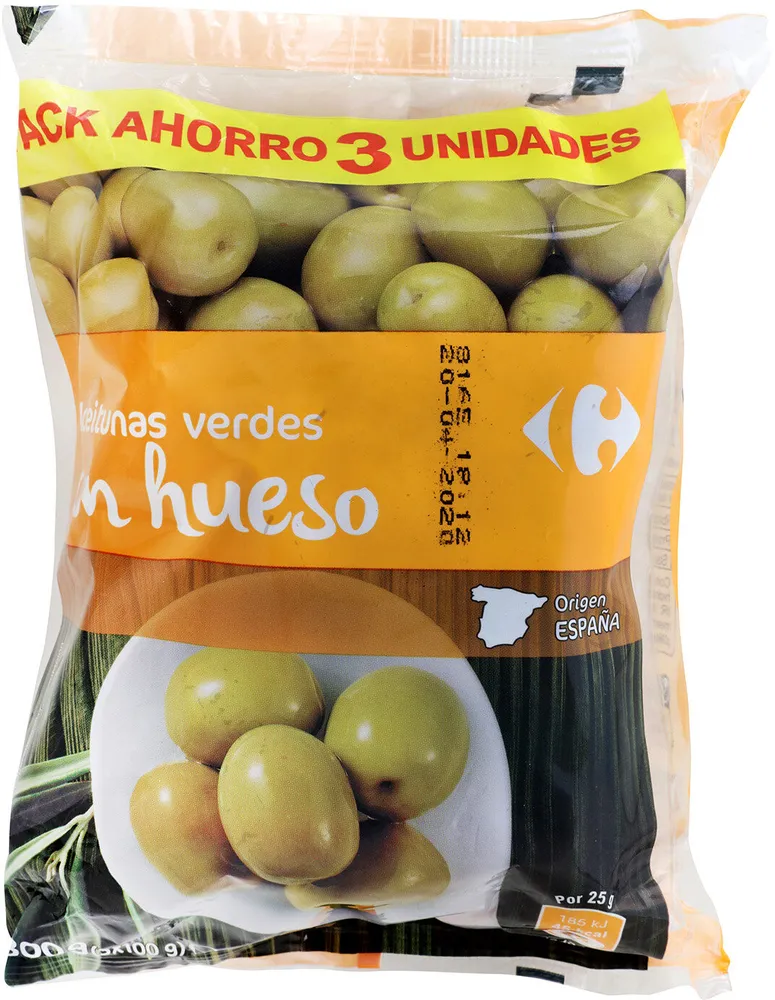 Aceituna manzanilla con hueso