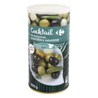 Cocktail pepinillos/aceituna y cebolla