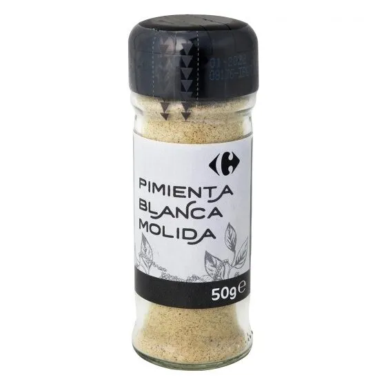 Pimienta blanca molida