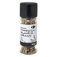 Pimienta blanca molinillo