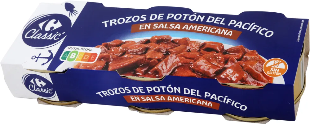 Trozos poton del pacifico en s.americana