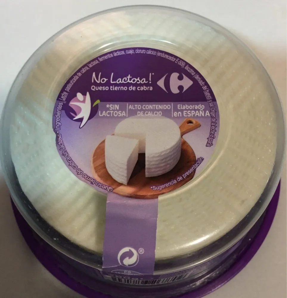 Queso tierno sin lactosa