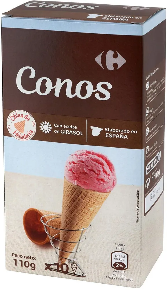 Barquillos cucuruchos