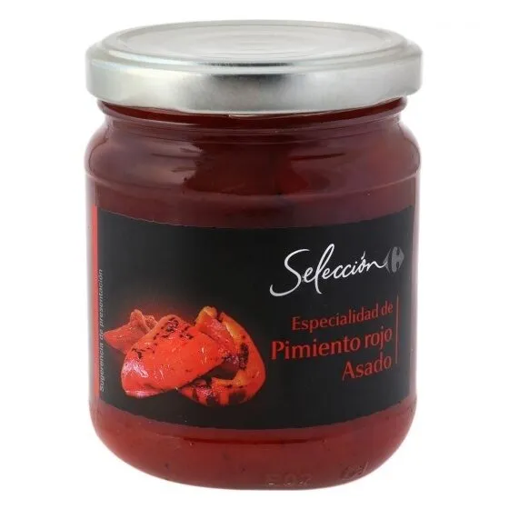 Selección especialidad de pimiento rojo asado