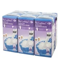 Leche sin lactosa semidesnatada minibrik