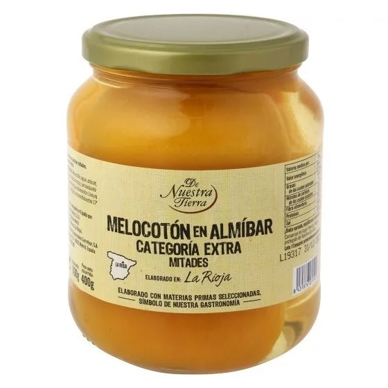 melocotón almibar