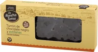 Turrón de chocolate negro y avellanas