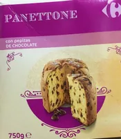 Panettone con pepitas de chocolate