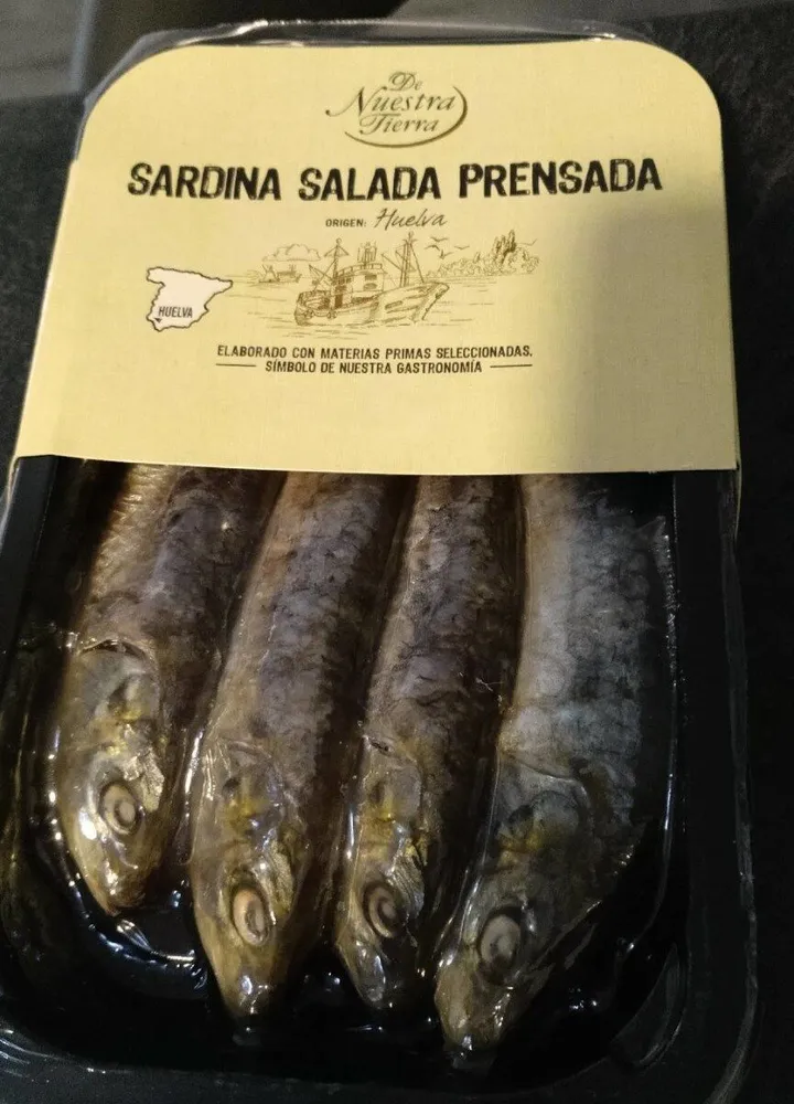 Sardinas salada prensada