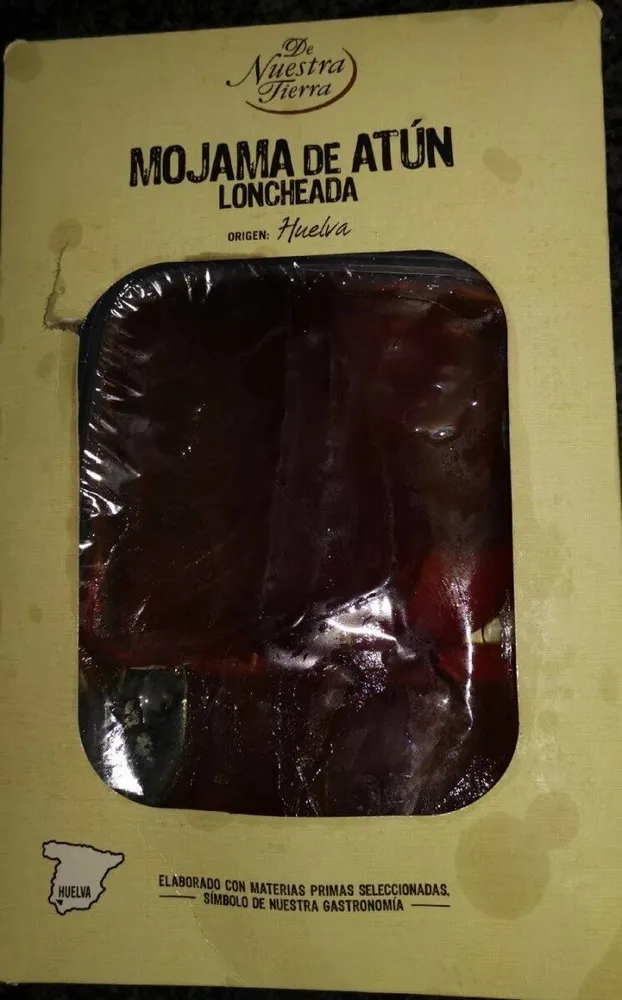 Mojama de atún loncheada