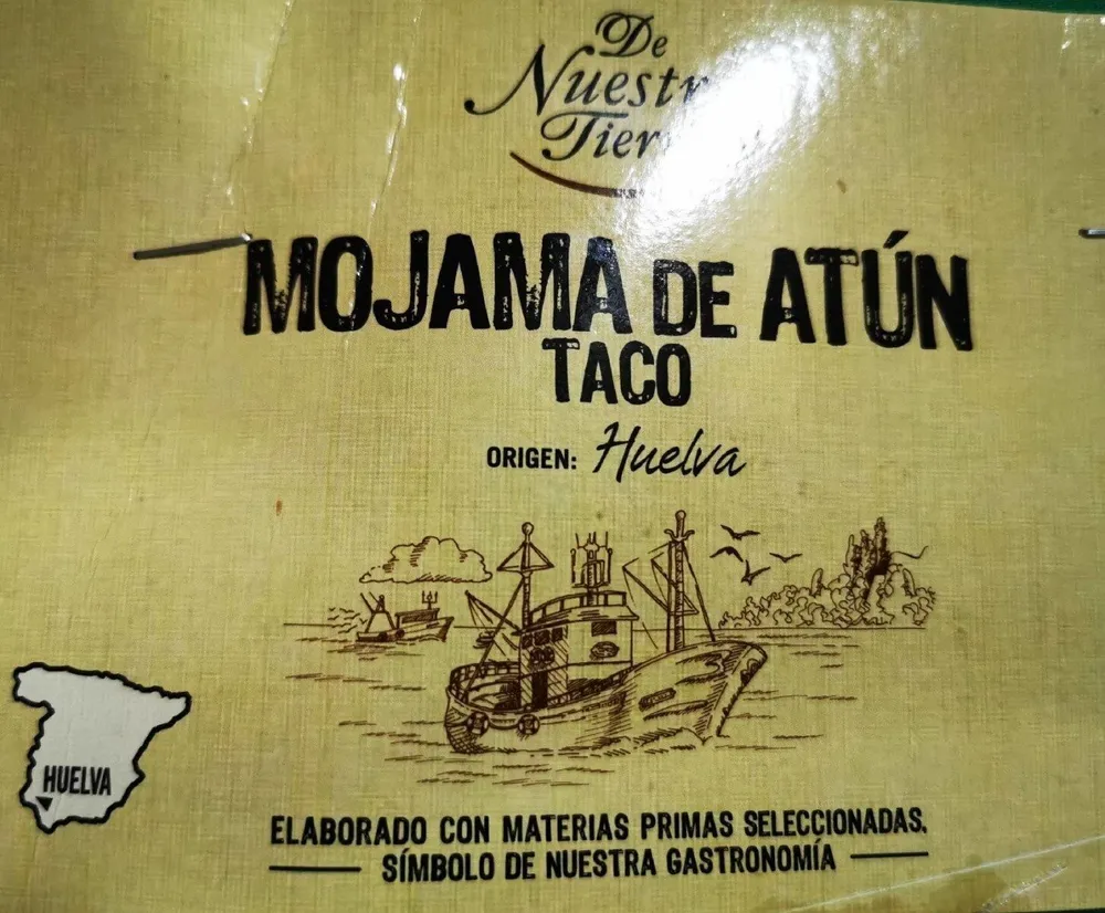 Taco de mojama de atún