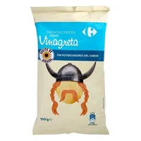 Patatas fritas lisas vinagreta