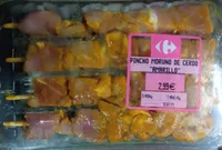 Pincho moruno de cerdo amarillo