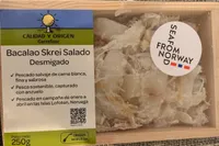 Bacalao Skrei salado desmigado