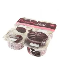 Mousse de chocolate negro light