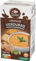 Crema verduras mediterraneas