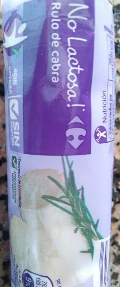 Rulo de cabra sin lactosa