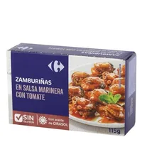 Zamburiñas en salsa marinera con tomate