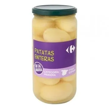 Patatas enteras s/sal añadida