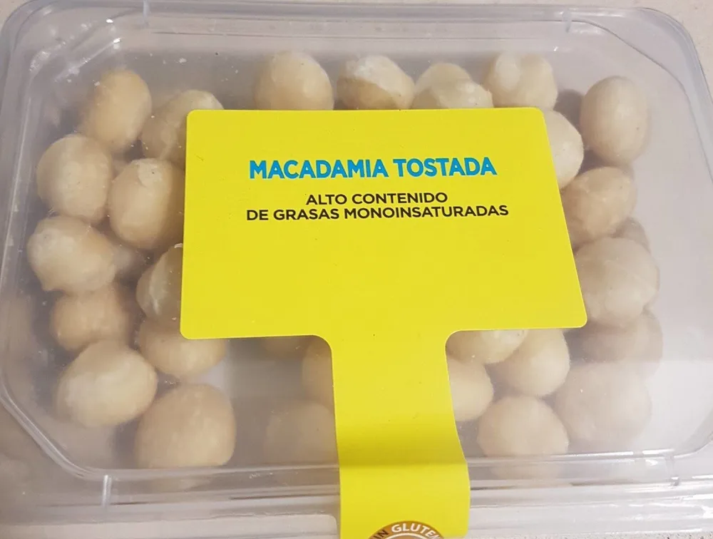 Nuez macadamia tostada