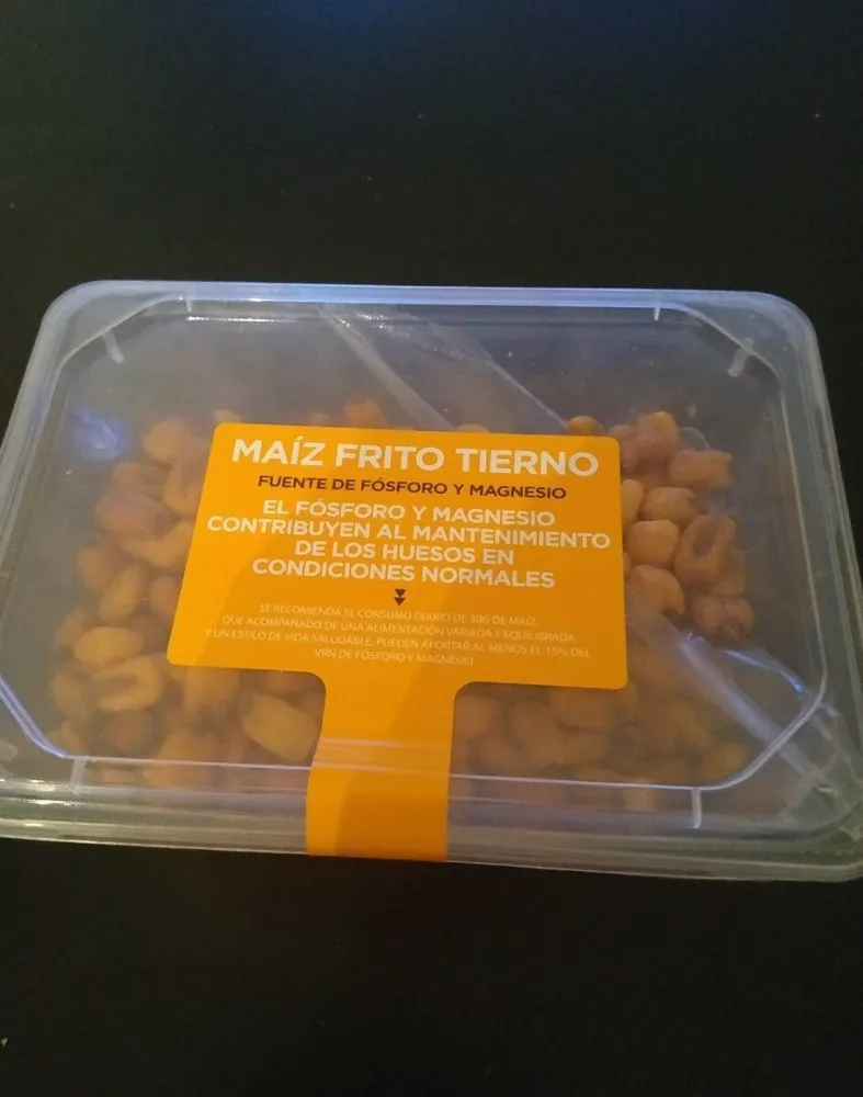Maíz frito tierno