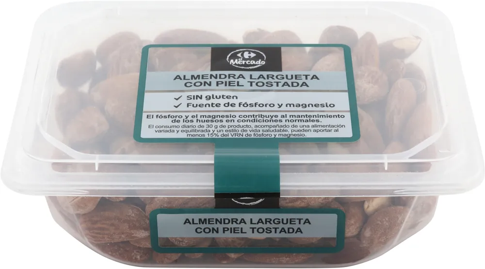 Almendra largueta piel tostada