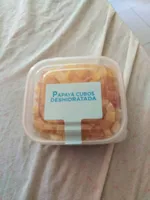 Papaya cubos deshidratada